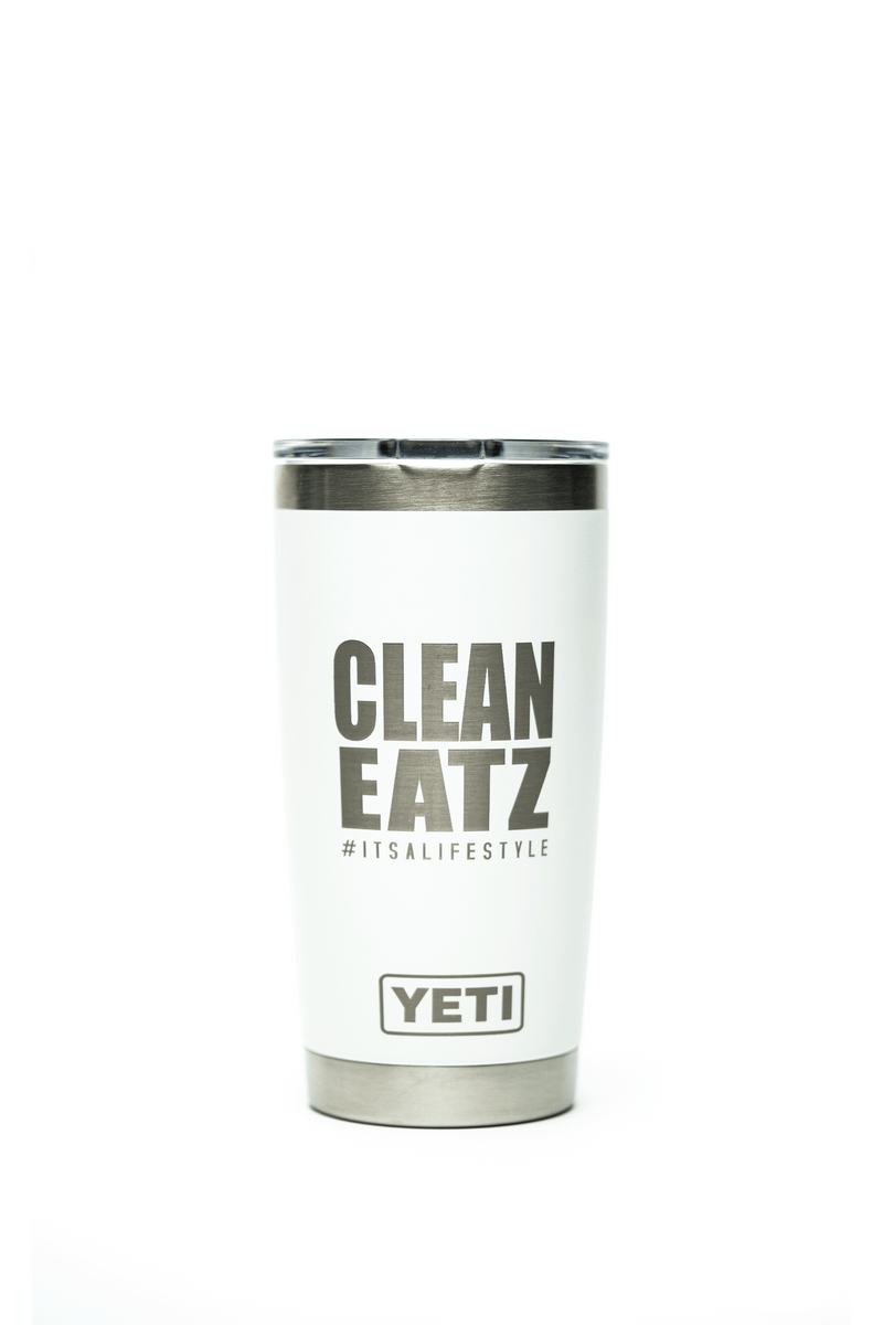 20 oz Yeti Ramblers Clean Eatz Merch